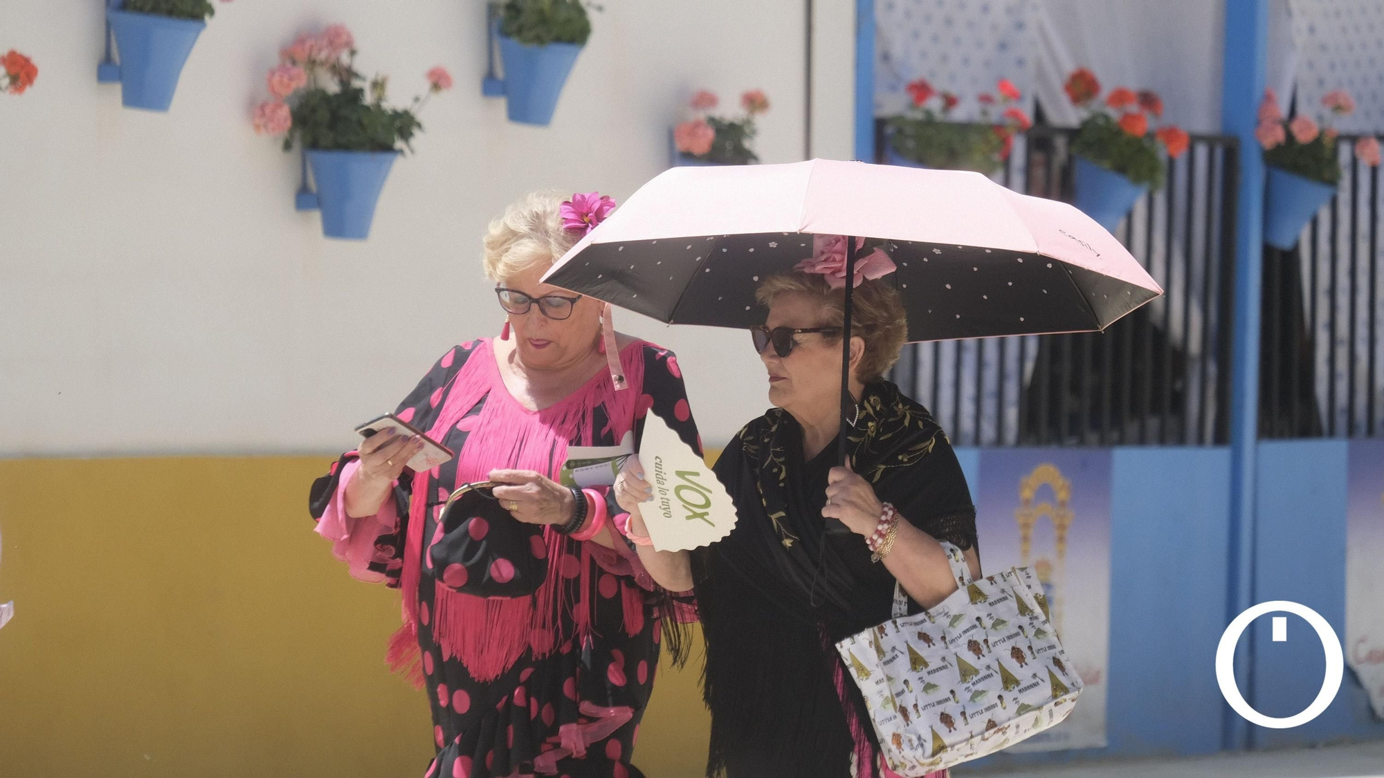 Ambiente de jueves en la feria de Córdoba.