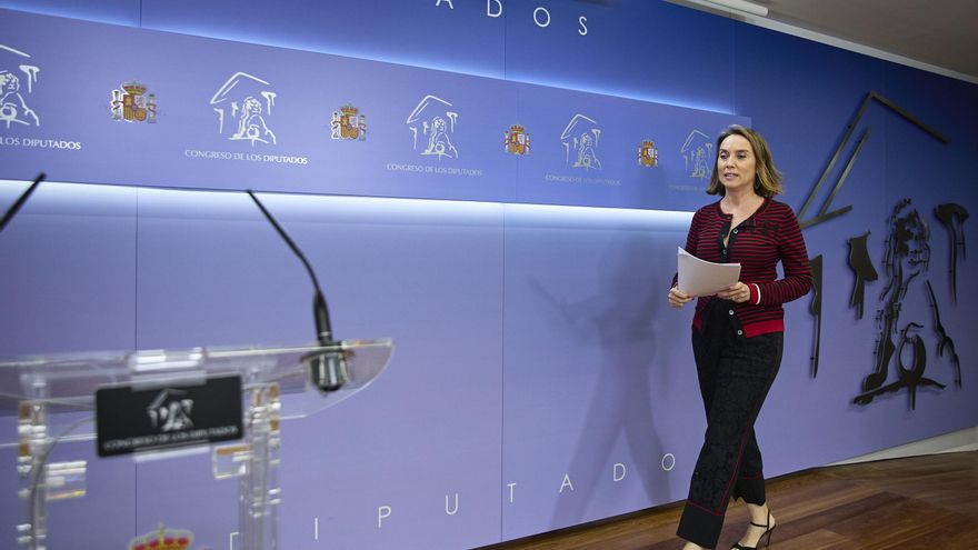 La secretaria general del Partido Popular, Cuca Gamarra.