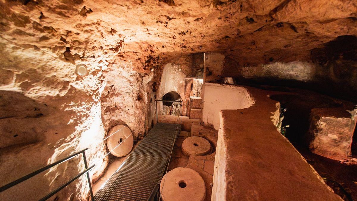 Imagen de parte de la instalación subterránea