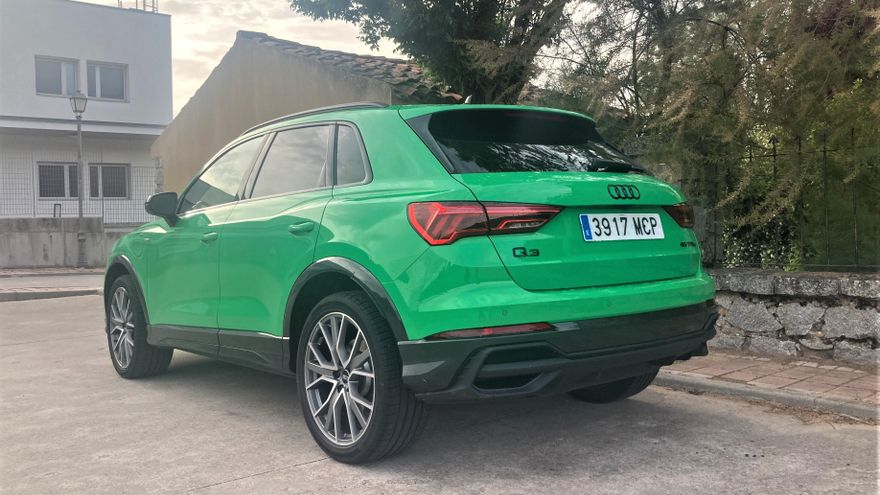 El Audi Q3 híbrido enchufable está disponible en carrocerías estándar (en la foto) y Sportback.