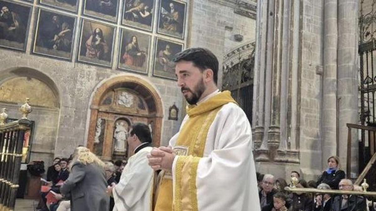 El sacerdote Javier Prieto.