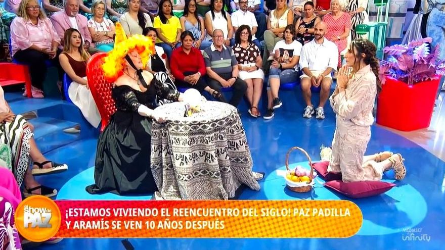 Paz Padilla pide perdón a Aramís Fuster después de su recordada bronca en 'Sálvame': "La vida me golpeó desde entonces"