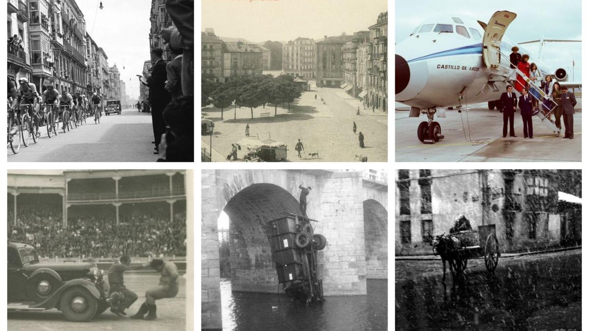 Algunas de las fotografías que se pueden visitar en el portal que ha estrenado la Diputación de Álava