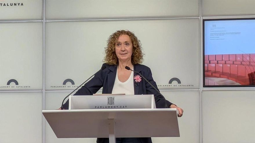 La portavoz de ERC en el Parlament, Ester Capella.