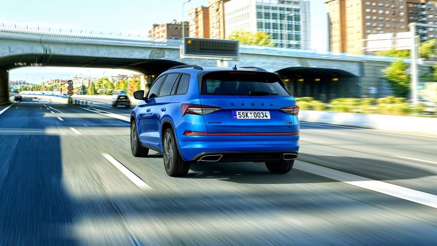 El Skoda Kodiaq RS rinde ahora 245 caballos de potencia.