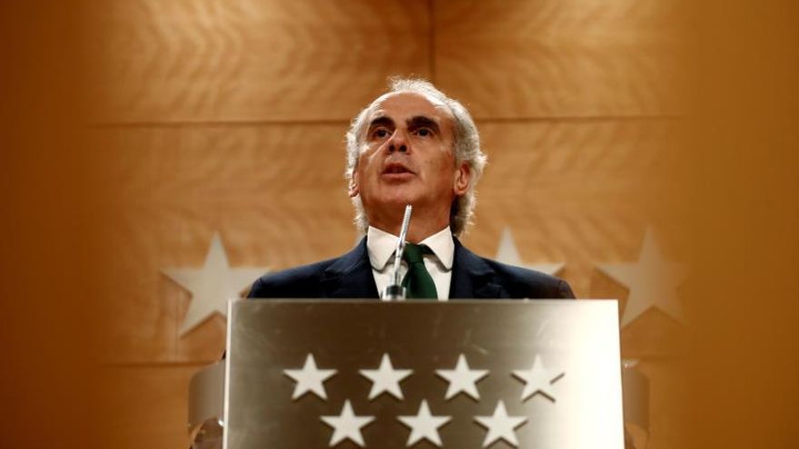 El consejero de Sanidad de la Comunidad de Madrid, Enrique Ruiz Escudero.