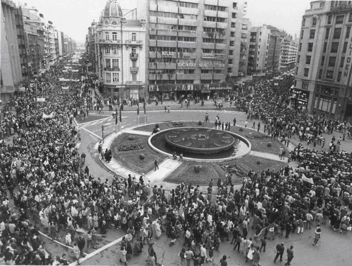 Manifestación 4 mayo 1984 a favor de la autonomía leonesa.
