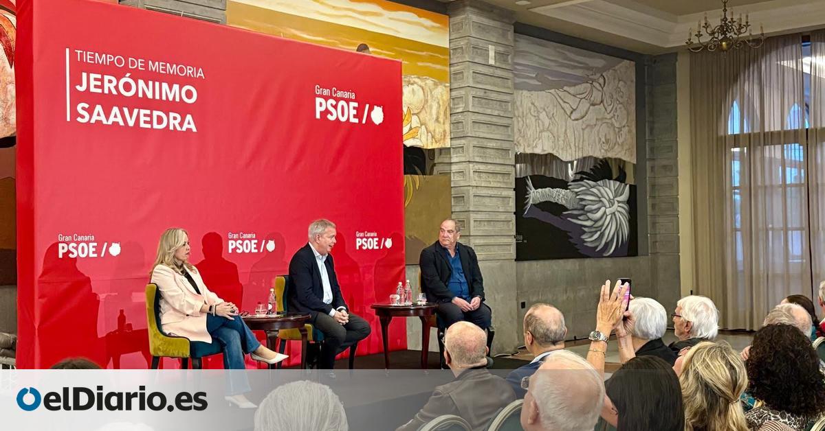 El PSOE homenajea a Jerónimo Saavedra con un acto en Gran Canaria