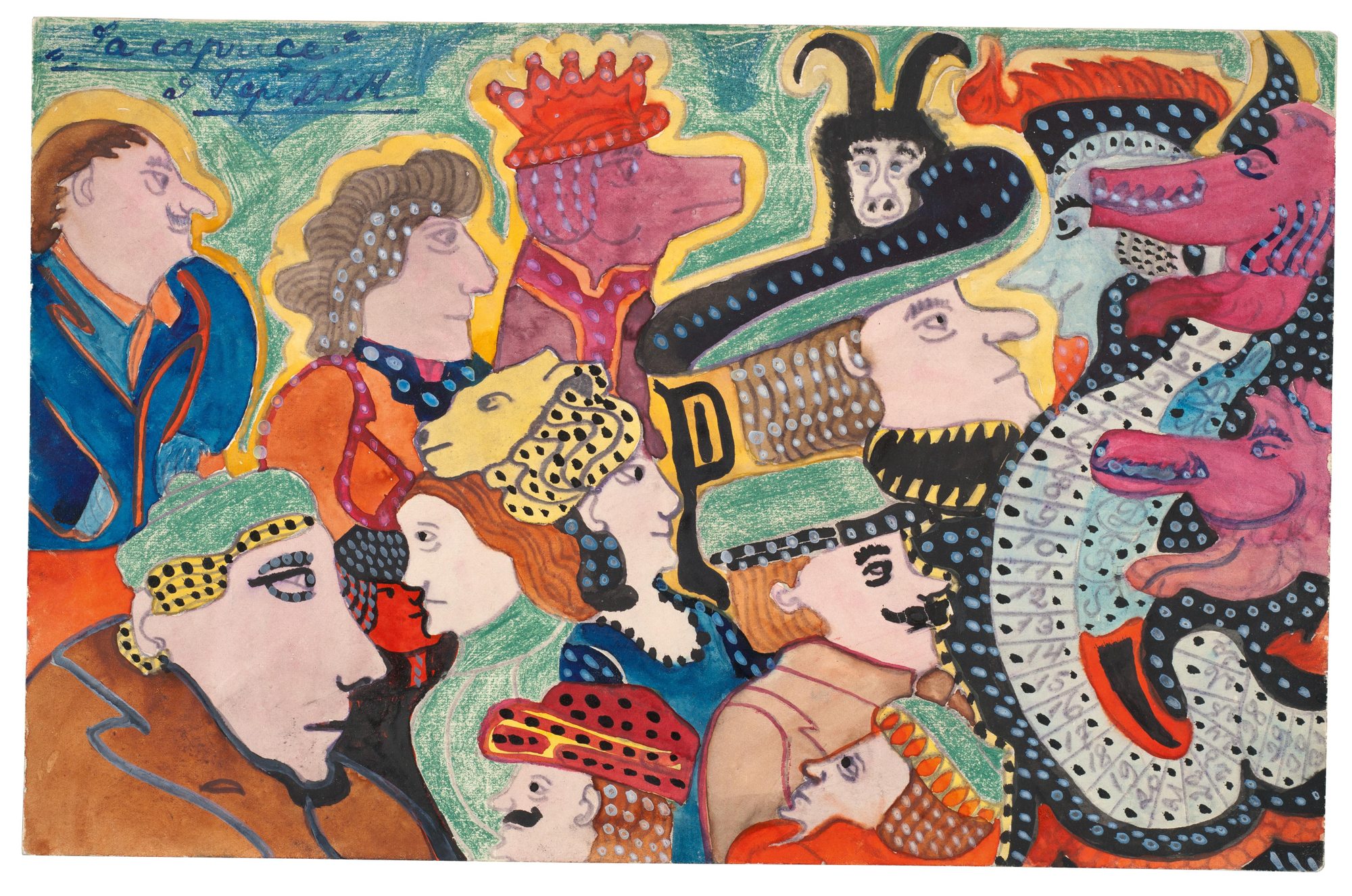 'La caprice para la República ' [hoja VIII], 4 de octubre de 1923, de August Klotz (August Klett)