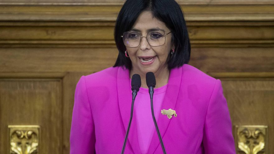 Fotografía de archivo en donde se ve a la ministra de Petróleo de Venezuela, Delcy Rodríguez. EFE/ Miguel Gutiérrez