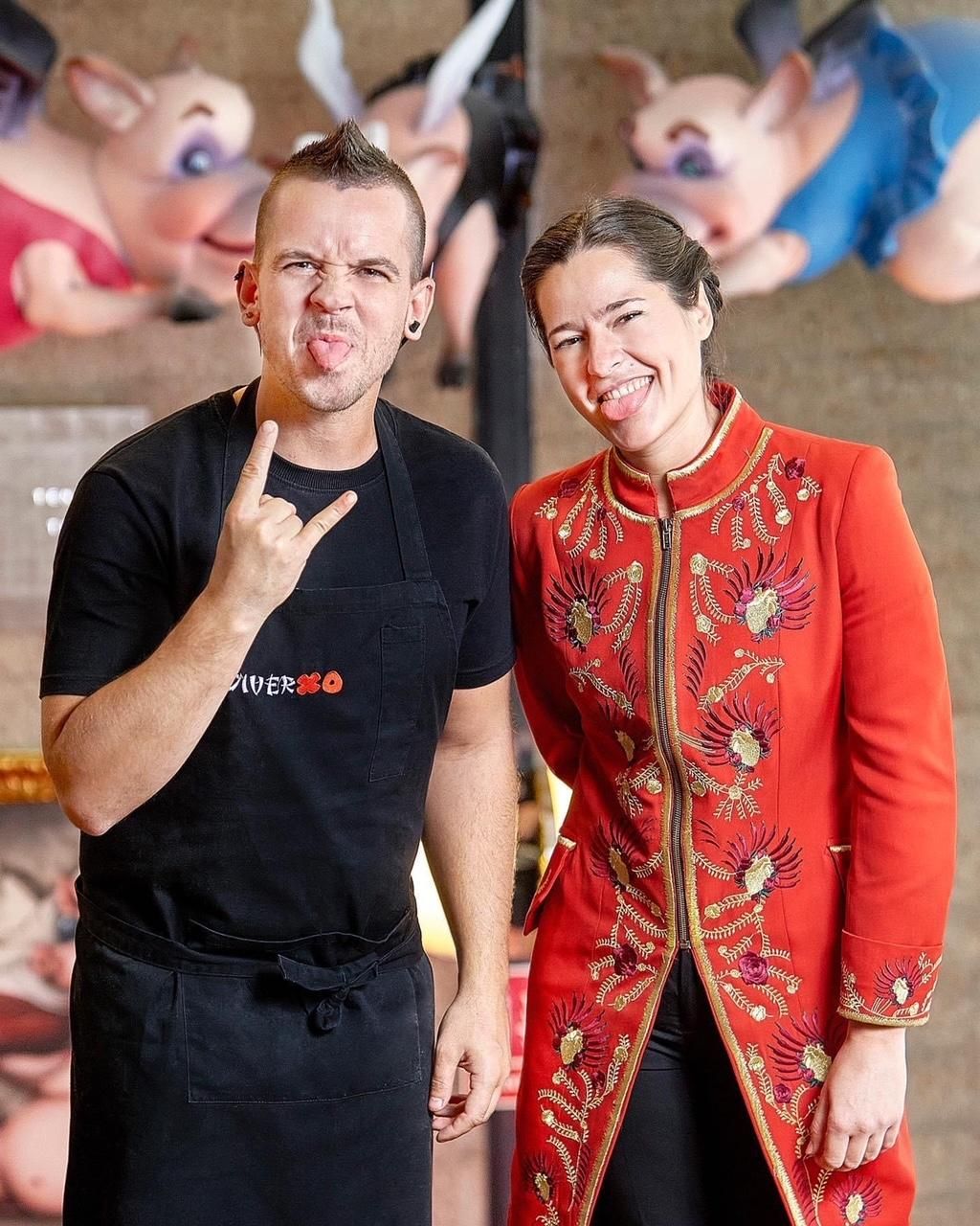 Dabiz Muñoz y Marta Campillo