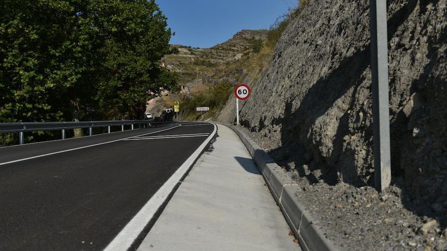 Más seguridad en el tramo que une Munilla con la LR-115