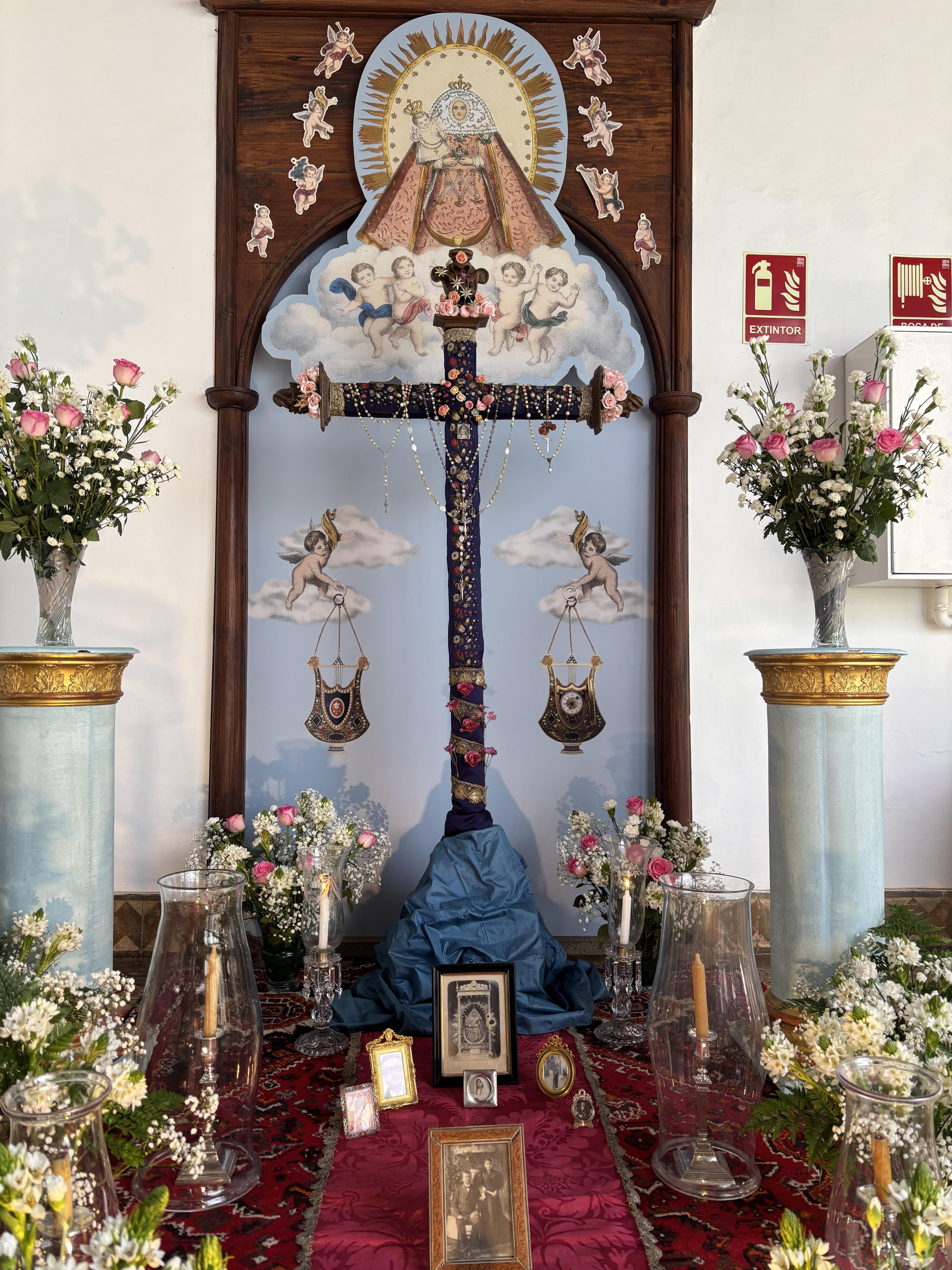 La 'Cruz de Cayetano' está dedicada este año a la patrona de La Palma.