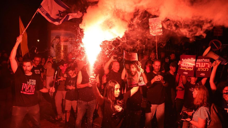 Netanyahu desata la ira de las familias de los rehenes israelíes y sigue con su huida hacia adelante en Gaza