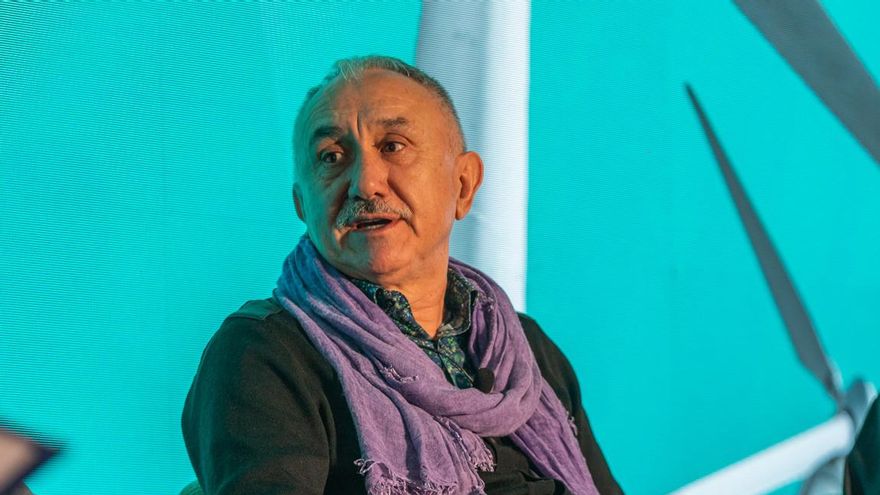 El secretario general de UGT, Pepe Álvarez, en un acto en Toledo.