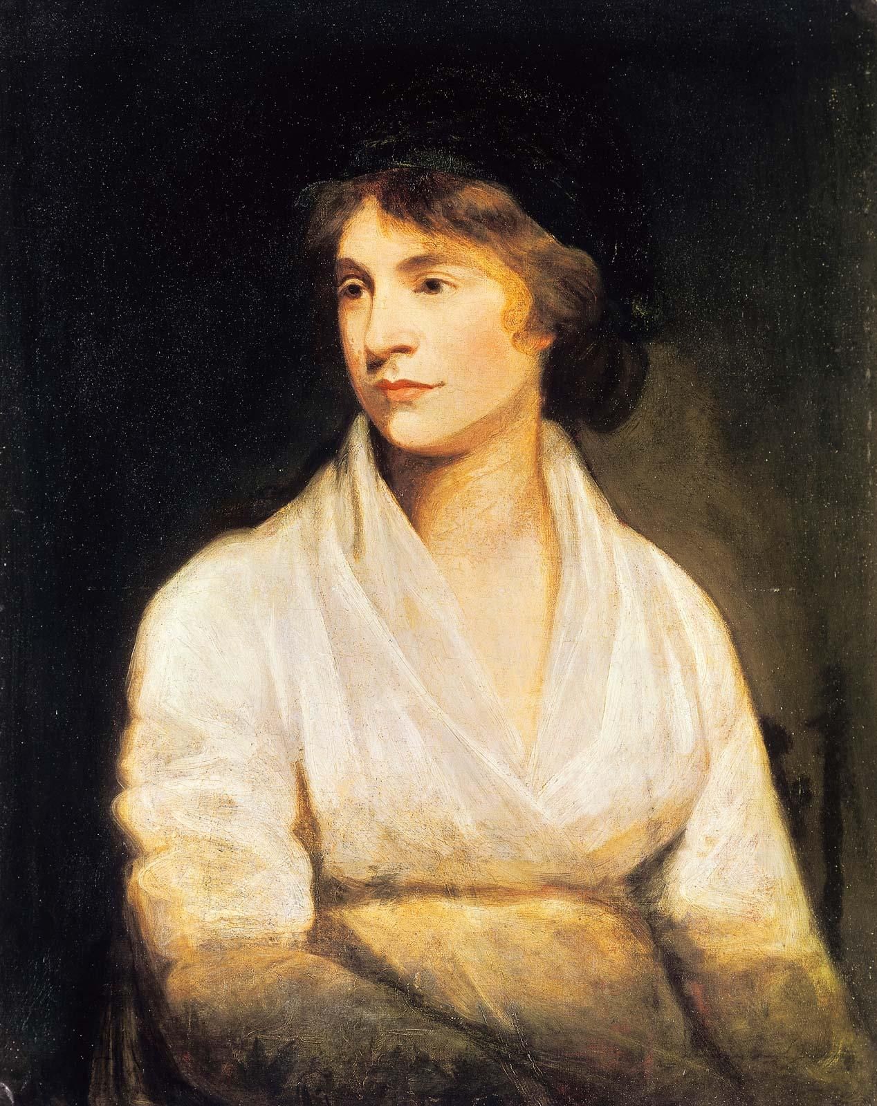 'Mary Wollstonecraft', de John Opie: óleo sobre lienzo, 1797. National Portrait Gallery de Londres.