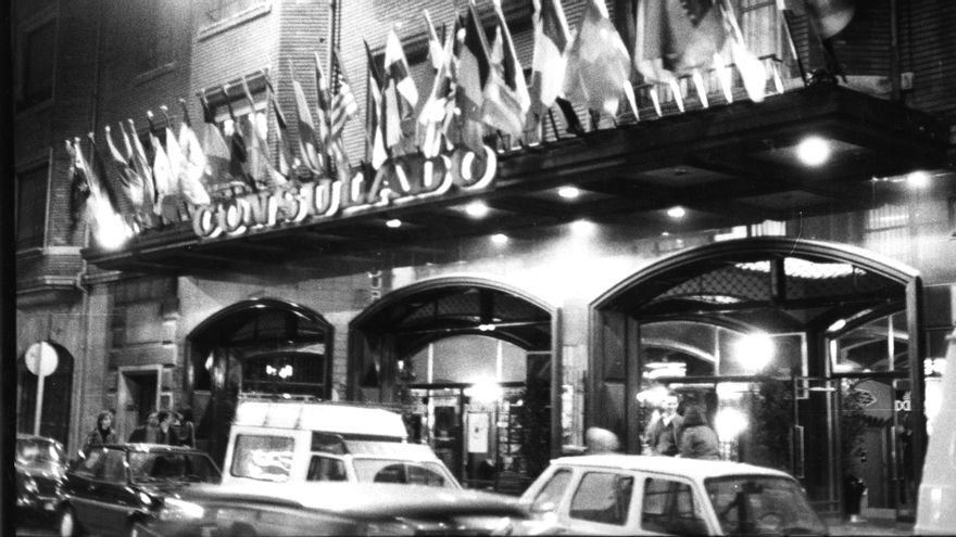 Una fotografía del Cine Consulado durante el Certamen Internacional de cine Documental y Cortometraje celebrado en 1984