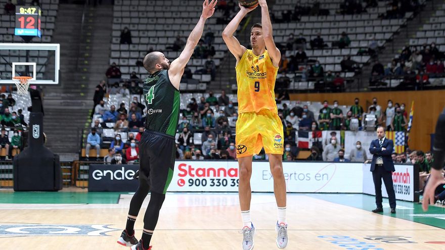 El CB Gran Canaria, sin premio en Badalona