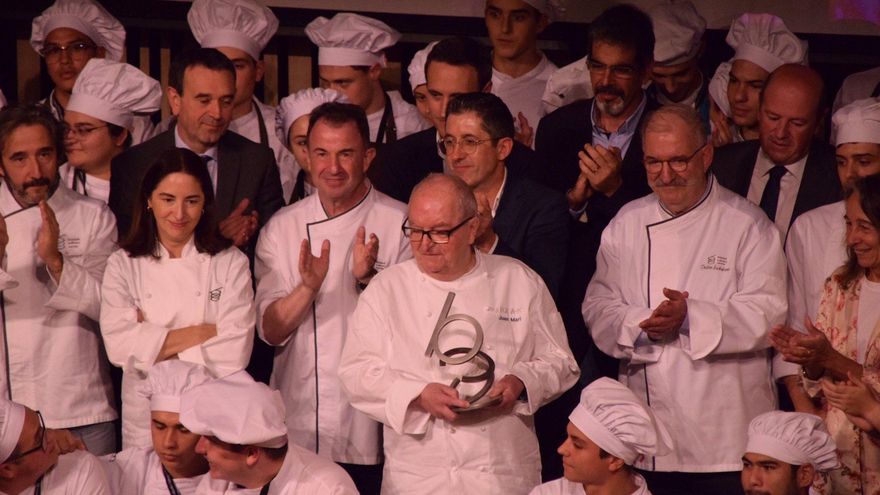 La gastronomía vasca se rinde ante el cocinero Juan Mari Arzak