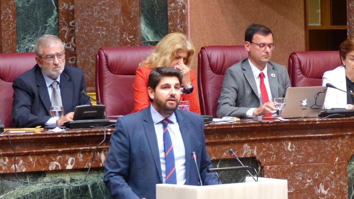 Vox, PSOE y Podemos tumban la investidura de Fernando López Miras (PP) como presidente de Murcia