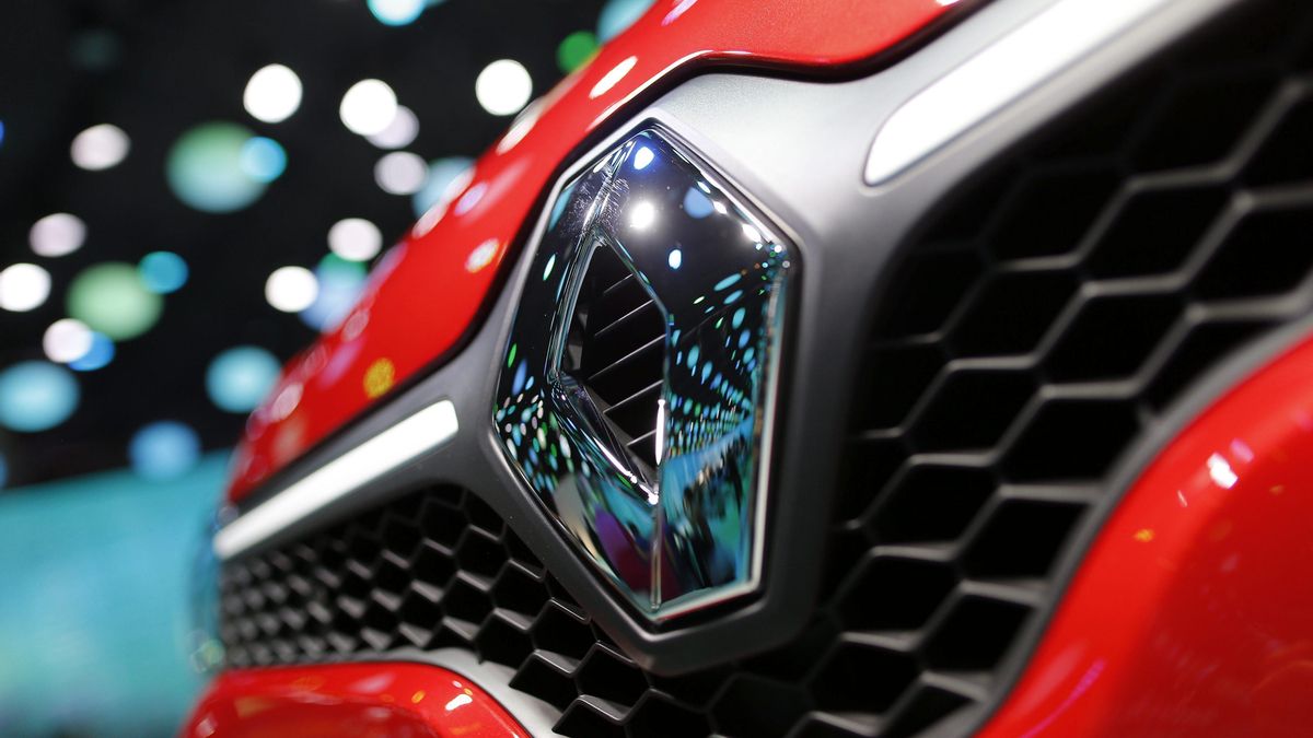 Fotografía de archivo del logo de Renault