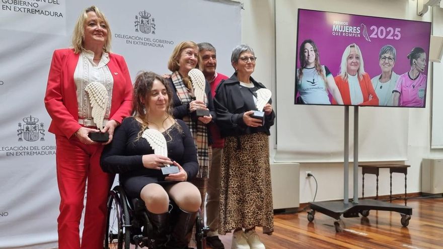 Los premios 'Mujeres que rompen' reconocen a Loida Zabala, Guadalupe Porras, Patrocinio Sánchez y Encarna Chacón