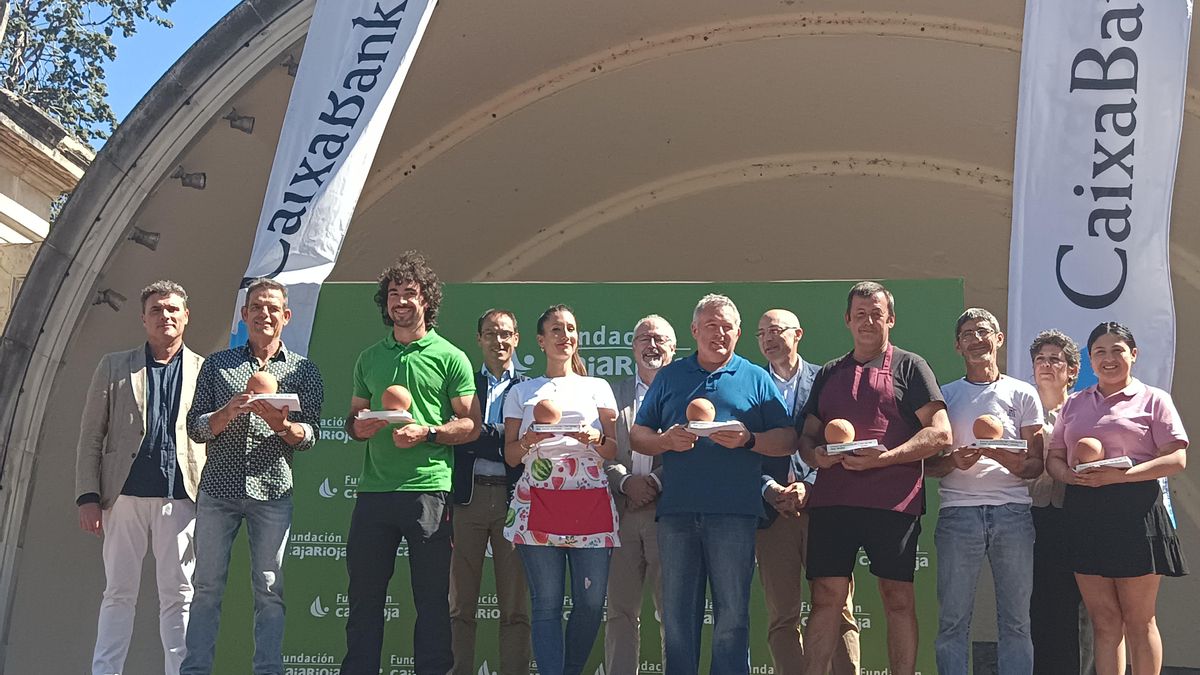 Los premiados en el 55 Concurso Agrícola de La Rioja