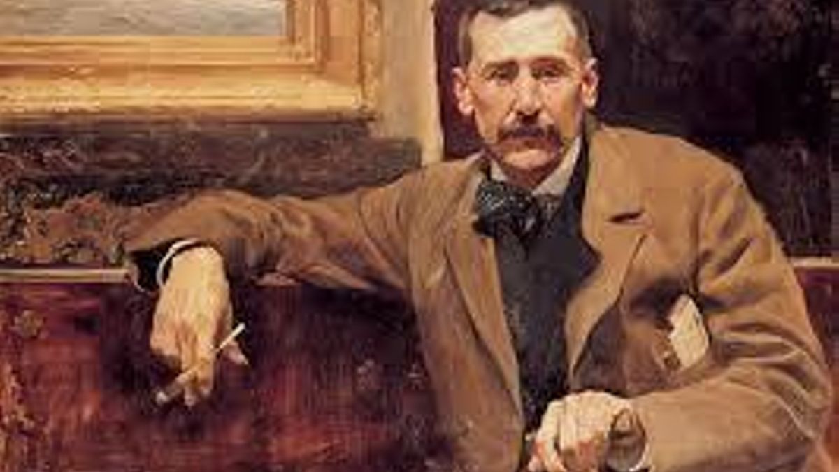 Retrato al óleo de Benito Pérez Galdós realizado por el pintor postimpresionista Joaquín Sorolla.