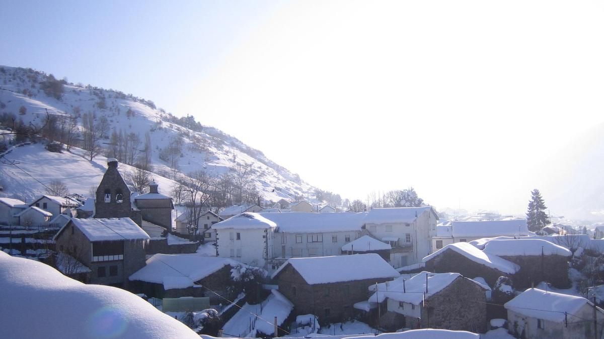 Nevada en Laciana, en una imagen de archivo. 