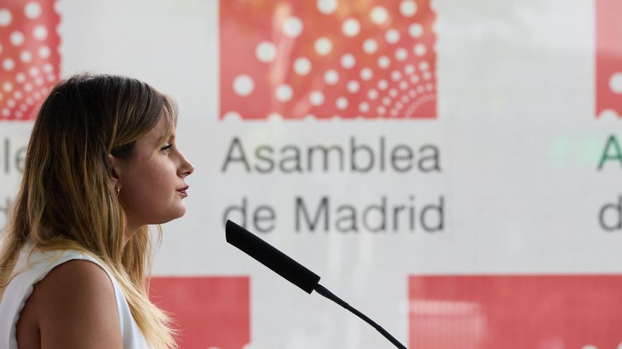 La coportavoz adjunta de Unidas Podemos en la Asamblea de Madrid, Alejandra Jacinto.