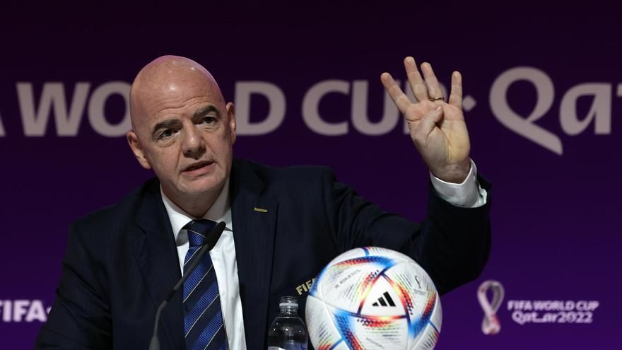 El presidente de la FIFA censura la “doble moral” de Occidente tras las críticas al Mundial de Qatar: “Es simple hipocresía”
