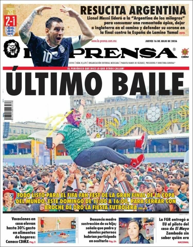 Hermosa mañana, ¿verdad? La Selección Argentina lo hizo otra vez: las tapas de los diarios se rinden ante la Scaloneta finalista