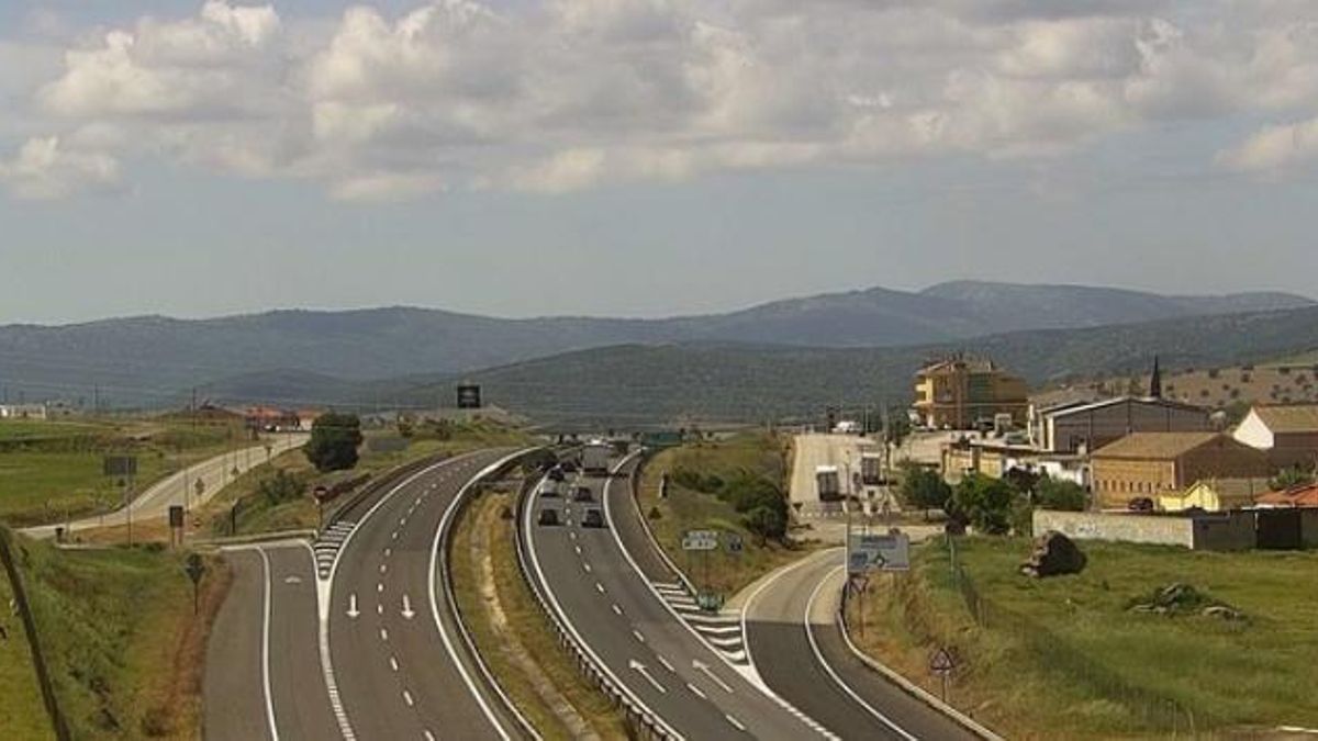 Autovía A-4 a la altura de Almuradiel, donde se ha producido el accidente