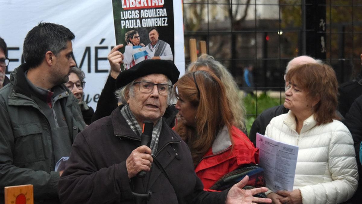 Pérez Esquivel: "Sin rebeldía seremos dominados, sometidos y colonizados por irresponsables totales como Trump y Milei"