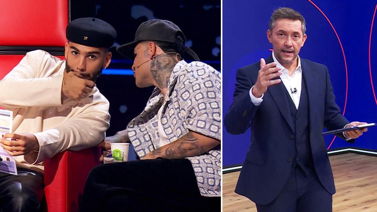 'La Voz Kids' (12.6%) lidera a la baja y 'Mañaneros' (5.4%) no cuaja en la noche del sábado pese al fútbol (12.4%)