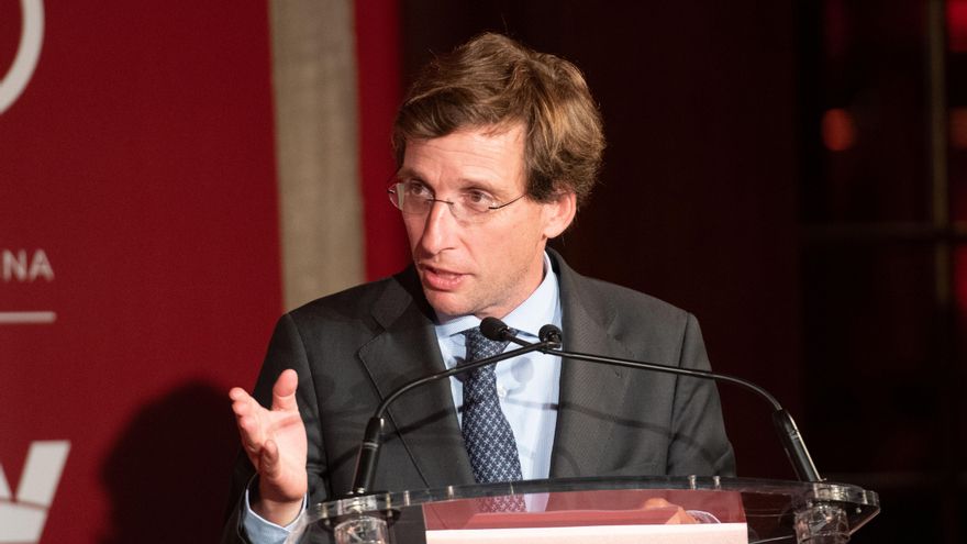 José Luis Martínez-Almeida durante la entrega del premio 'Madrileño del año 2022'.