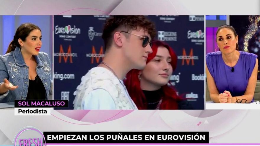 Sol Macaluso pide el voto para Ucrania en Eurovisión: "¿Necesitamos el ego de que gane España?"