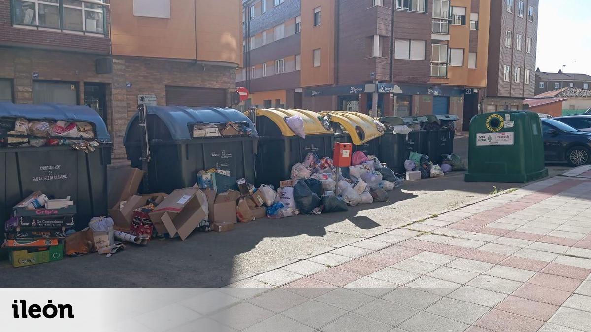 Toneladas de basura se acumulan en San Andrés del Rabanedo por la ...