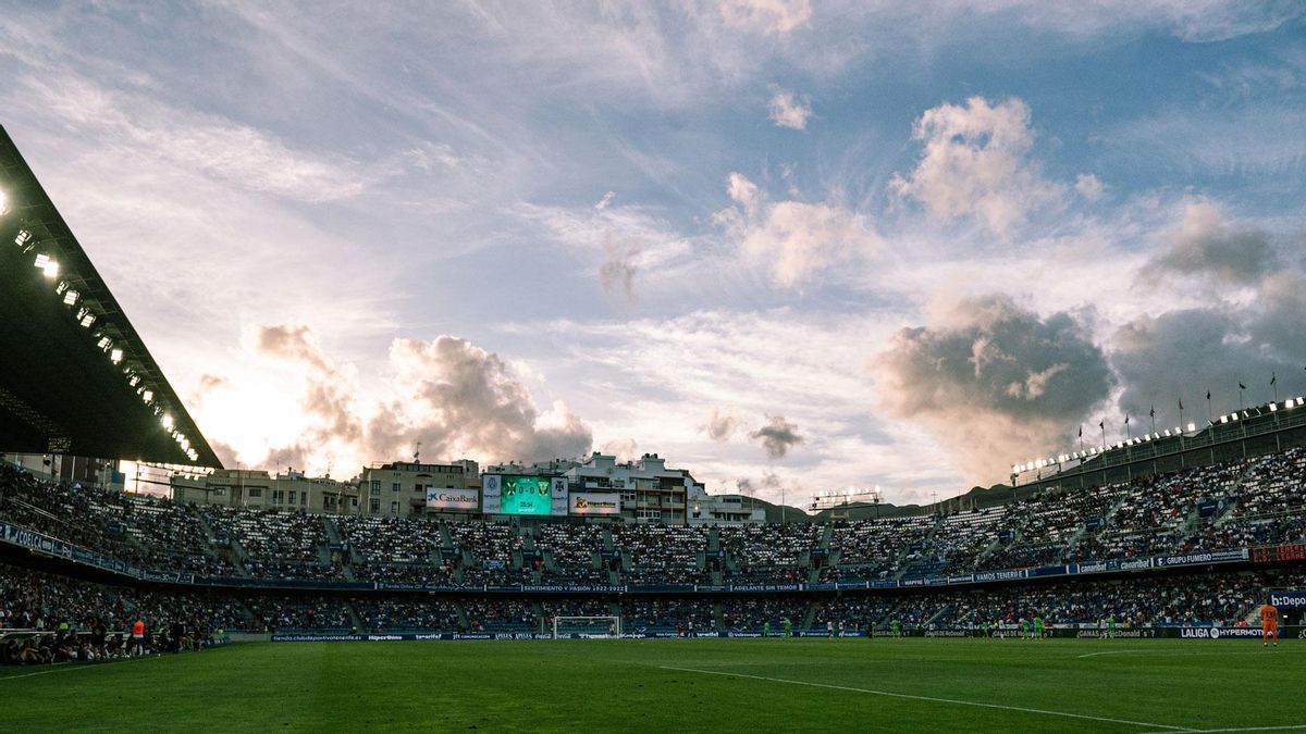 Vista general del Heliodoro Rodríguez López en un partido de la temporada 23-24
