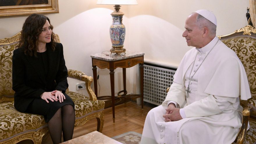 Díaz Ayuso y el Papa León XIV