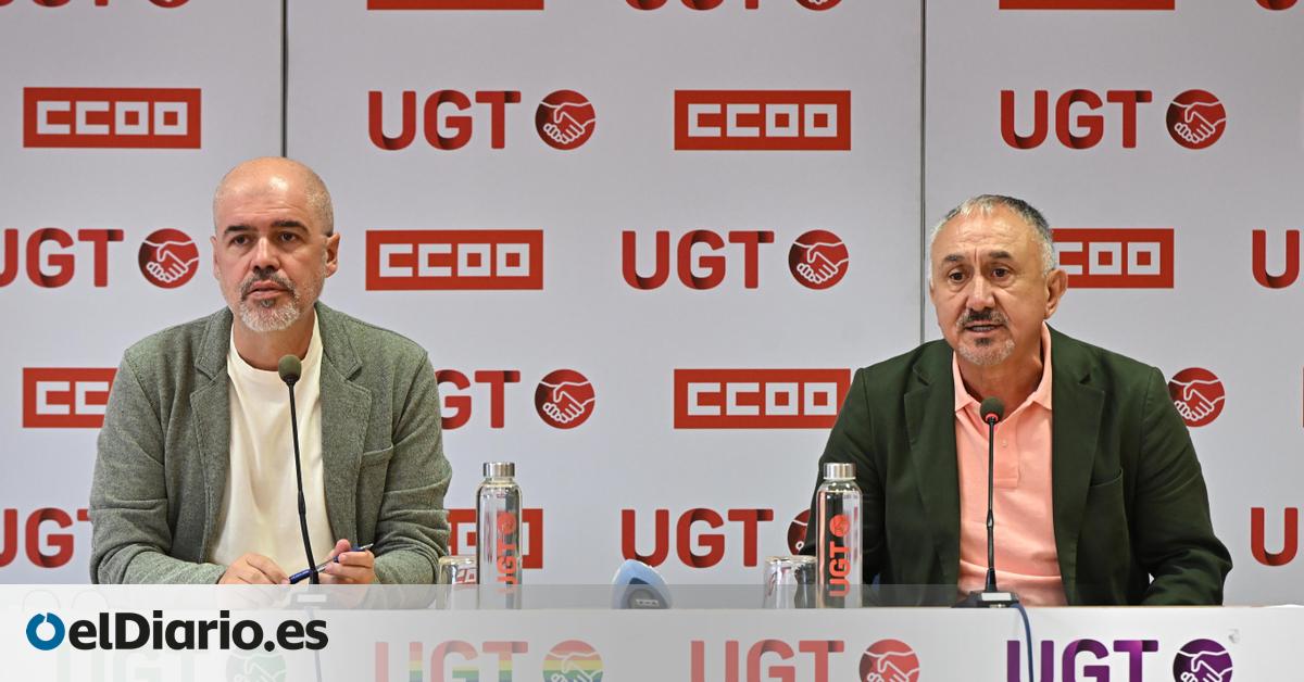 Los sindicatos se movilizarán el miércoles para exigir a PP, Junts y Vox que no tumben la reducción de jornada