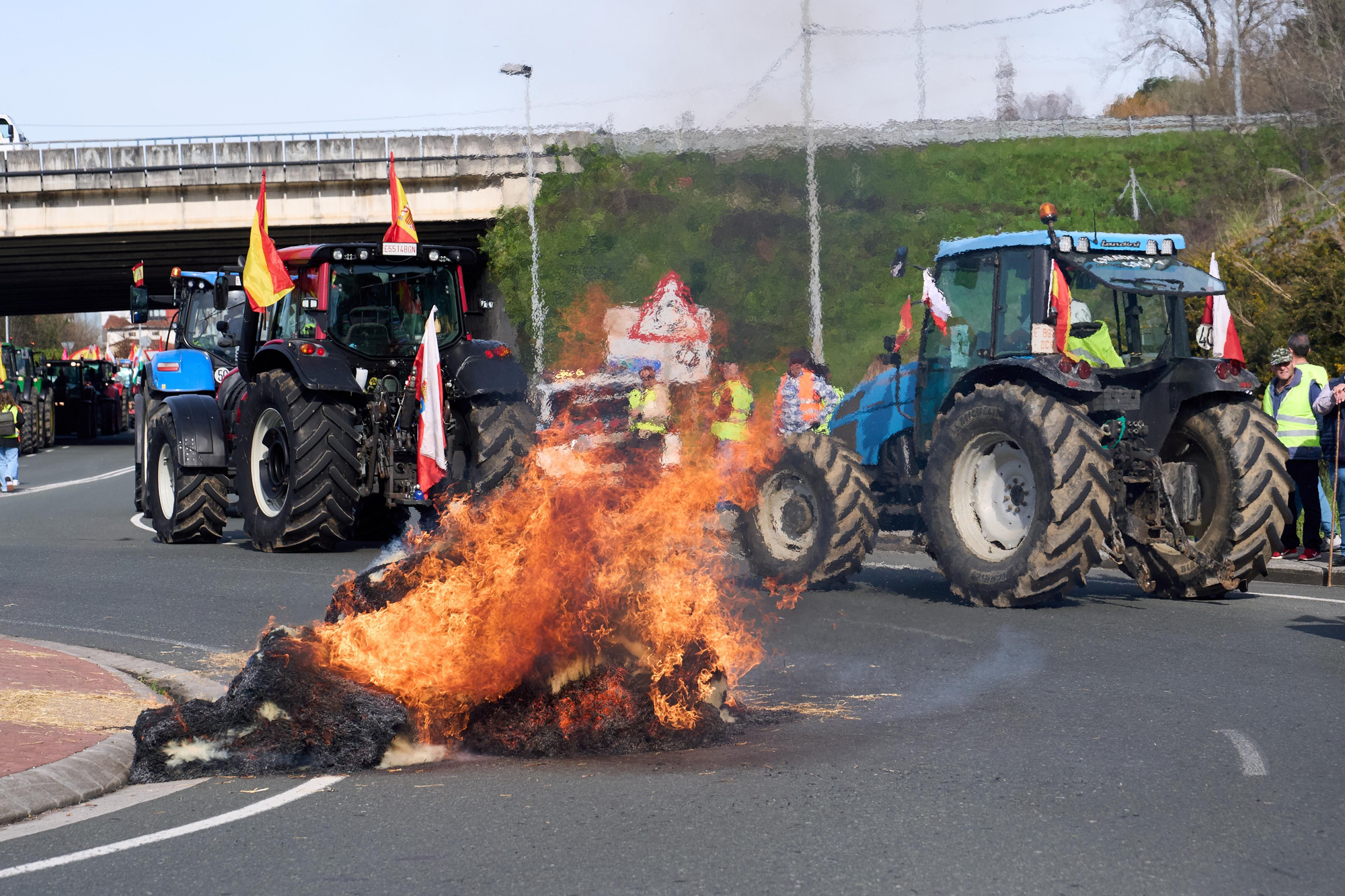 Las protestas se han saldado con una venitena de manifestantes sancionados.