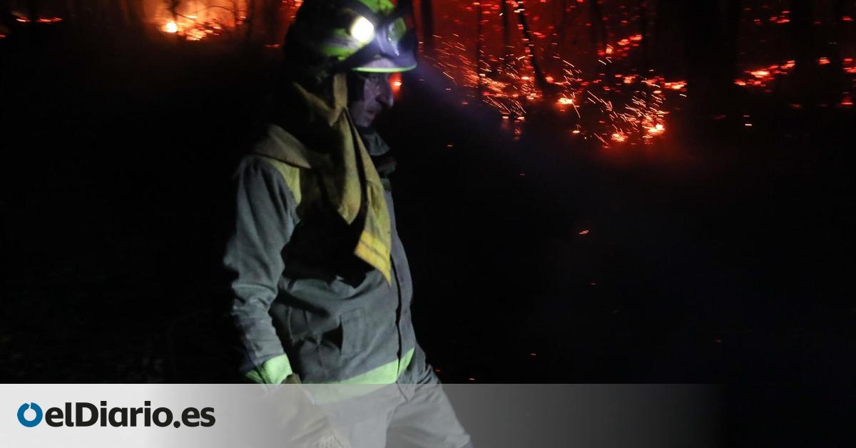 El agónico rescate de los cinco bomberos quemados en el incendio forestal de Barreiros: “Se les fundía la ropa en la piel”