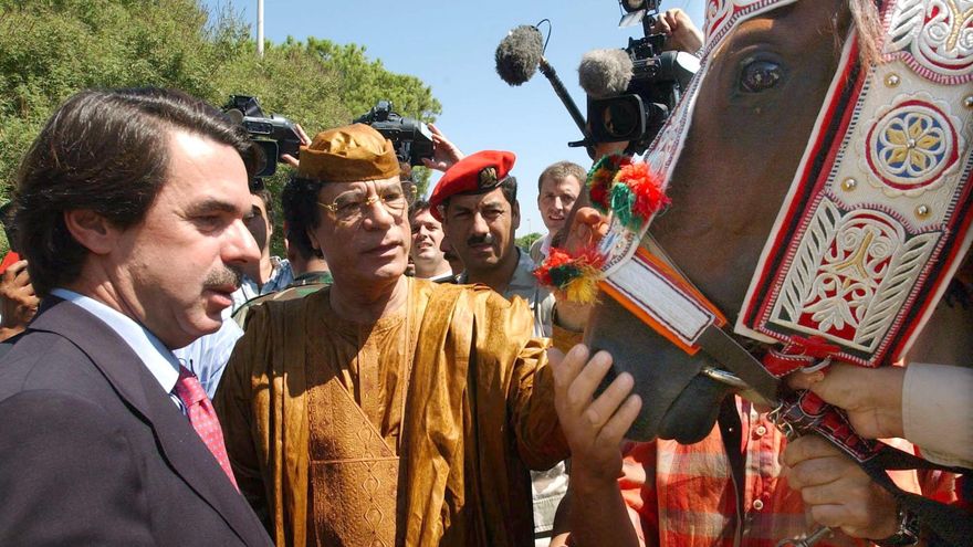 El caballo que Gadafi regaló a Aznar sigue al cuidado de la Guardia Civil