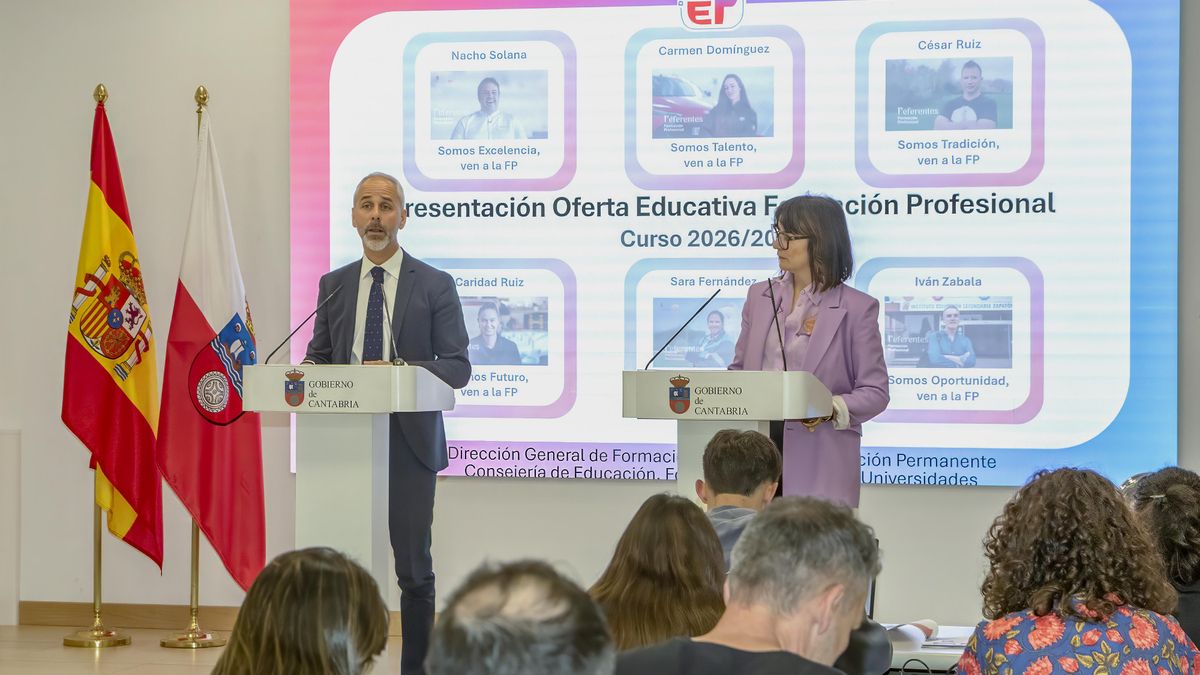 Cantabria ofertará 154 títulos de FP en el curso 2026-2027