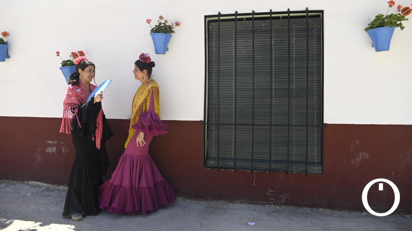 Ambiente de domingo en la feria