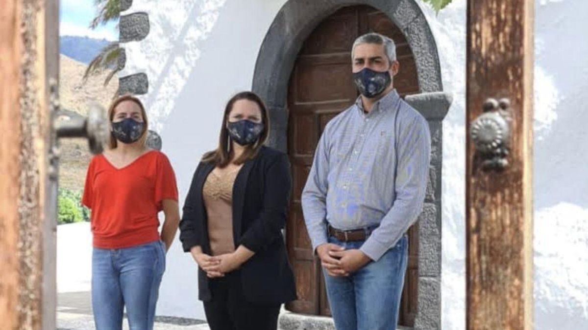 Concejales de CC en Breña Baja.