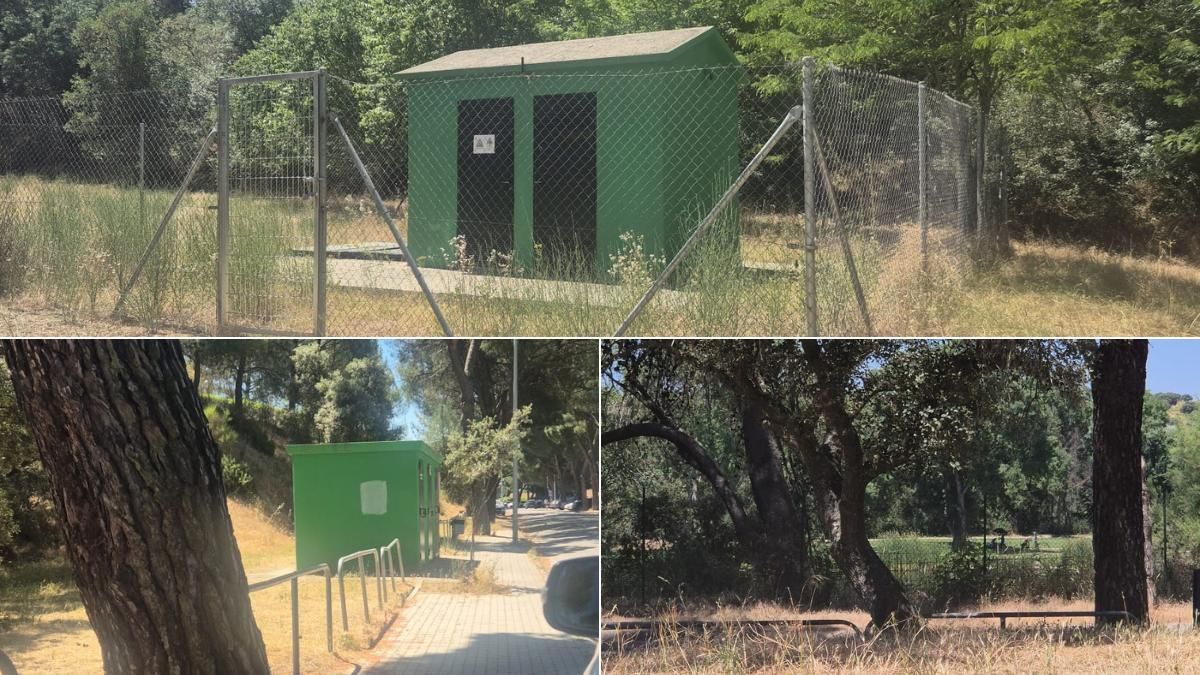 Imágenes de uno de los pozos irregulares