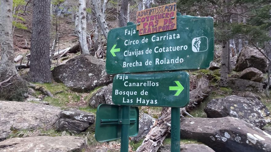 Acto "vandálico" o salvación de un santuario natural: polémica en Ordesa por la eliminación de una ruta de escalada