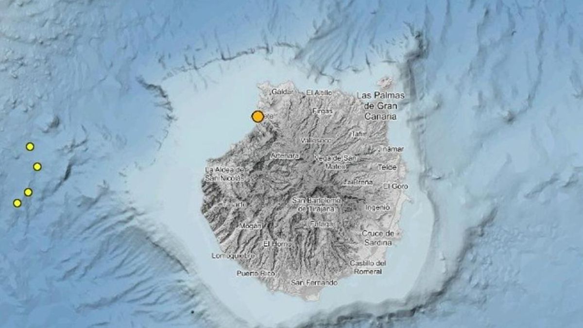 Nuevo terremoto en Agaete, esta vez de magnitud 2,2